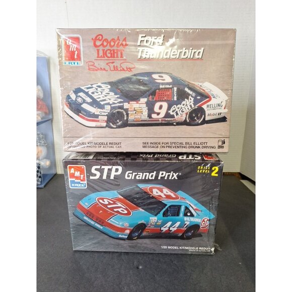 Amt Other - Lot Of 2 NEW! Sealed “STP Grand Prix #44	 NASCAR 1:25 Model Kits